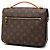 Louis Vuitton Brown Monogram Pochette Metis Marrone - vista 2
