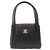 Chanel Black Mini CC Quilted Lambskin Top Handle Flap Nero