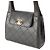 Chanel Black Mini CC Quilted Lambskin Top Handle Flap Nero - vista 2