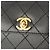 Chanel Black Mini CC Quilted Lambskin Top Handle Flap Nero - vista 9