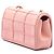Chanel Mini Reissue 2.55 Flap in pelle d'agnello iridescente rosa, trapuntata Chocolate Bar - vista 2