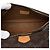 Louis Vuitton Brown Monogram Multi Pochette Accessoires Marrone - vista 4