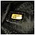 Borsa a tracolla Chanel Black Chocolate Bar Caviar Nero - vista 9