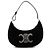 Céline Borsa a tracolla Ava in velluto nero con strass Triomphe Celine