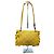 Borsa a tracolla Bottega Veneta in pelle intrecciata gialla