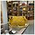 Borsa a tracolla Bottega Veneta in pelle intrecciata gialla - vista 4
