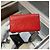 Chanel Camellia Wallet On Chain Red Leather - view 3
