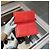 Chanel Camellia Wallet On Chain Red Leather - view 4