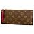 Louis Vuitton Monogram Portefeuille Adele Long Wallet Braun Fuschia