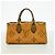 Borsa Louis Vuitton Monogram Giant Reverse OnTheGo EW Marrone - vista 10