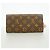 Louis Vuitton Monogram Portefeuille Emilie Long Wallet Marrone Rosa - vista 7
