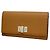 Fendi Selleria Leder-Langbrieftasche Braun