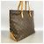 Borsa Cabas Mezzo Monogram Louis Vuitton Marrone - vista 2