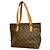 Borsa Tote Cabas Piano Monogram Louis Vuitton Marrone