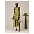 Autre Marque Abito Midi ARRANGE Floreale Verde con Cut-Out - vista 6