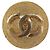 Chanel Vintage Round CC Clip-On Metal D'oro - vista 3