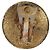 Chanel Vintage Round CC Clip-On Metal D'oro - vista 4