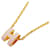 Hermès Colar Hermes Mini Pop H Rosa Dourado  - vista 1