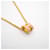 Hermès Colar Hermes Mini Pop H Rosa Dourado  - vista 2