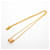 Hermès Colar Hermes Mini Pop H Rosa Dourado  - vista 3