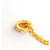 Hermès Colar Hermes Mini Pop H Rosa Dourado  - vista 5