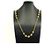 Collana Chanel placcata oro con strass D'oro - vista 6