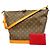 Louis Vuitton Monogram Amfar Three Schultertasche Braun