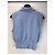 Chaleco abotonado con cuello de algodón Baby Blue Staud Azul claro - vista 4
