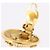 Chanel Vintage Round CC Clip-On Metal with Faux Pearl Golden - view 6