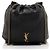 Borsa a spalla grande Saint Laurent Jamie 4.3 Pochon in pelle di agnello Nero