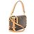 Borsa a tracolla Side Trunk MM in tela Monogram Louis Vuitton Marrone - vista 2
