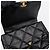 Chanel Borsa a Spalla Maxi Nera in Agnello Nero - vista 7