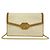 Borsa a tracolla in pelle Gucci Micro GG Marrone Beige