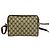 Borsa a tracolla Gucci in tela GG e pelle Marrone - vista 3