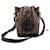 Fendi Borsa a secchiello Montrezo Small a tracolla e spalla Marrone