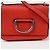 Burberry Borsa a tracolla mini con anello a D Rosso - vista 2