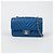 Chanel Classic New Mini Chevron Crossbody Blu - vista 2