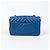Chanel Classic New Mini Chevron Crossbody Blu - vista 4