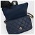 Chanel Borsa a tracolla e spalla Soul Flap in pelle Caviar con catena Blu - vista 8