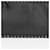 Valentino Garavani Clutch Rockstud in pelle nera Nero  - vista 3