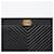 Chanel Clutch Chevron Boy New Medium Nero  - vista 3
