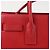 Saint Laurent Bolso tote pequeño de hombro Roja - vista 6