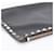 Valentino Garavani Clutch Rockstud in pelle nera Nero  - vista 5