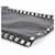 Valentino Garavani Clutch Rockstud in pelle nera Nero  - vista 6