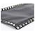 Valentino Garavani Clutch Rockstud in pelle nera Nero  - vista 8