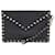 Valentino Garavani Pochette Rockstud Envelope Strap Clutch Noir  - vue 1