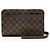 Clutch Louis Vuitton Damier Ebene Saint Louis Marrone