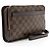 Clutch Louis Vuitton Damier Ebene Saint Louis Marrone - vista 2