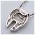Céline Celine Platin-Diamant-Halskette Silber Metallisch - Ansicht 4