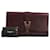 Saint Laurent Cabas Chic Flap Clutch Rosso